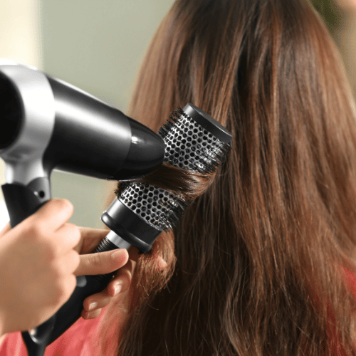 best ladies beauty parlour in Ahmedabad for hair blow dry service.